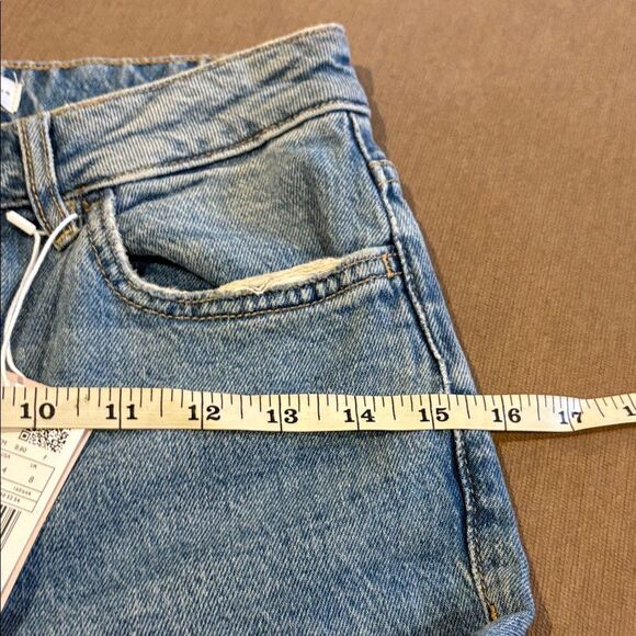 Mango Light Blue Denim Jeans Fiona flare size 4 - Picture 7 of 8